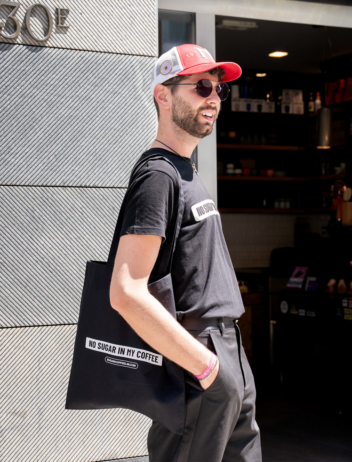 SHOPPER "NO SUGAR IN MY COFFEE" By BUGAN